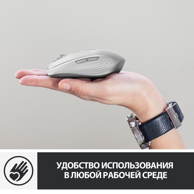 Мышка беспроводная USB/BT Logitech MX Anywhere 3 for Mac, Pale Grey (910-005991) - фото #4, Technodom.kz