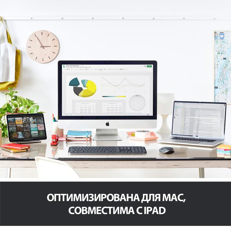 Мышка беспроводная USB/BT Logitech MX Anywhere 3 for Mac, Pale Grey (910-005991) - фото #8, Technodom.kz