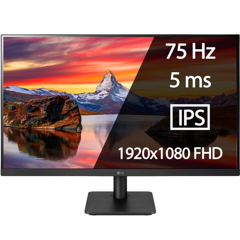 27'' LG 27MP400 Мониторы 1920x1080 16:9 IPS 75ГЦ (HDMI+VGA) - фото #0, Technodom.kz