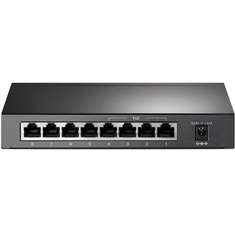 Настольный коммутатор, TP-Link TL-SG1008P, 8 портов, 4 портов PoE+ 10/100/1000 Mbps (TL-SG1008P) - фото #1, Technodom.kz