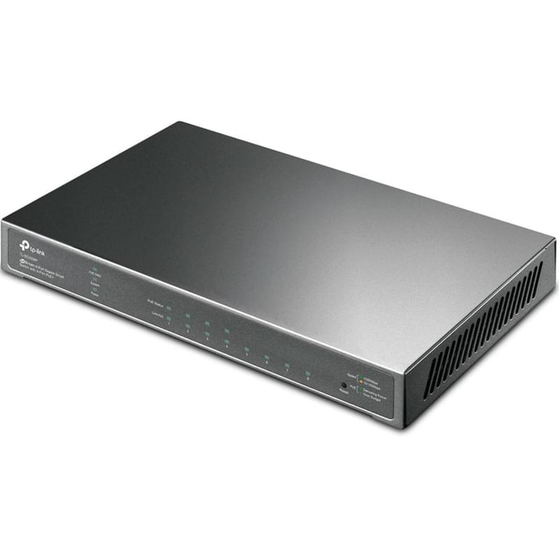 Настольный коммутатор, TP-Link JetStream TL-SG2008P, 8 портов, 4 портов PoE+ 1000 Mbps (TL-SG2008P) - фото #1, Technodom.kz