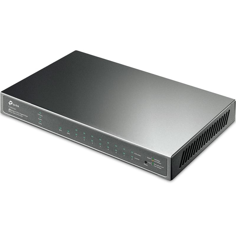 Настольный коммутатор, TP-Link JetStream TL-SG2210P, 10 портов, 8 портов PoE+ 1000 Mbps (TL-SG2210P) - фото #1, Technodom.kz