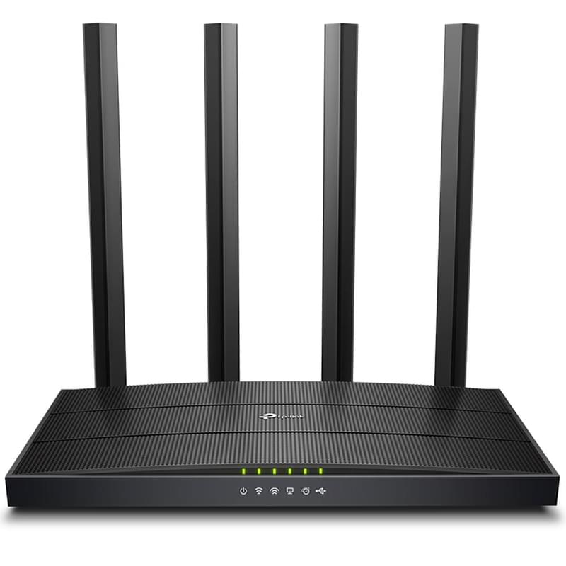 Беспроводной маршрутизатор, TP-Link Archer C6U Dual Band, 4 порта + Wi-Fi, 1200 Mbps (Archer C6U) - фото #0, Technodom.kz