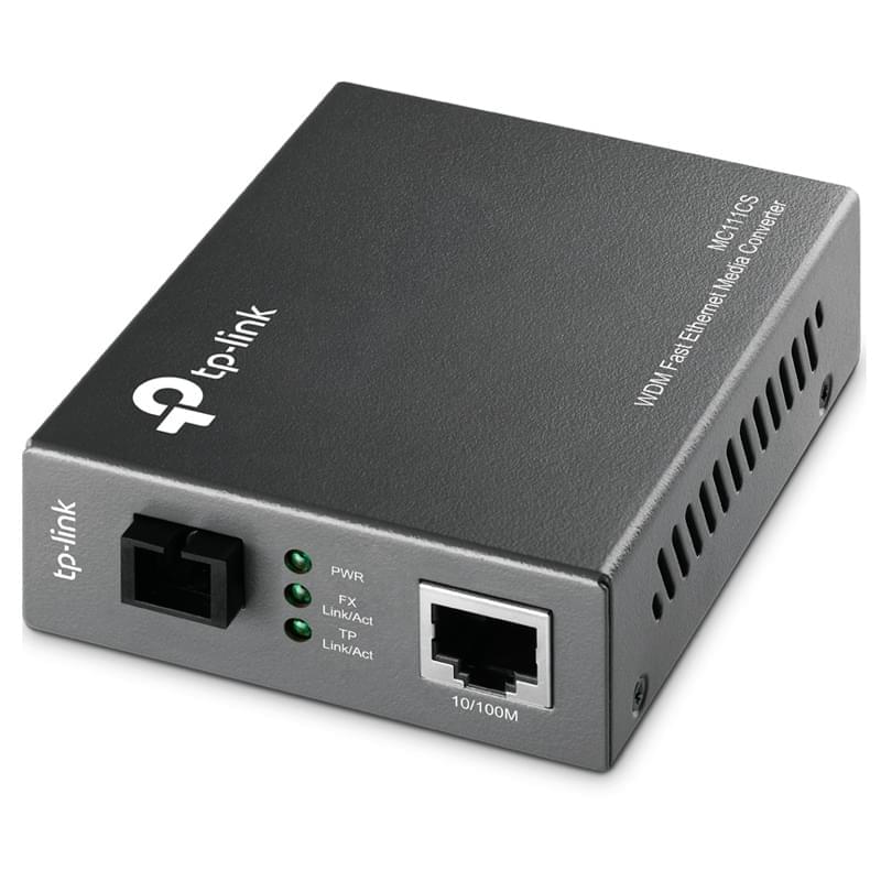 Медиаконвертер TP-Link MC111CS, 10/100 Mbps (MC111CS) - фото #0, Technodom.kz