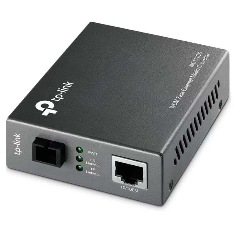 TP-Link MC111CS Медиаконвертеры, 10/100 Mbps (MC111CS) - фото #0, Technodom.kz