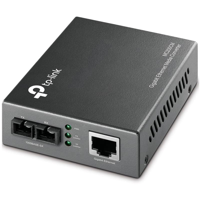 Медиаконвертер TP-Link MC200CM, 10/100/1000 Mbps (MC200CM) - фото #0, Technodom.kz