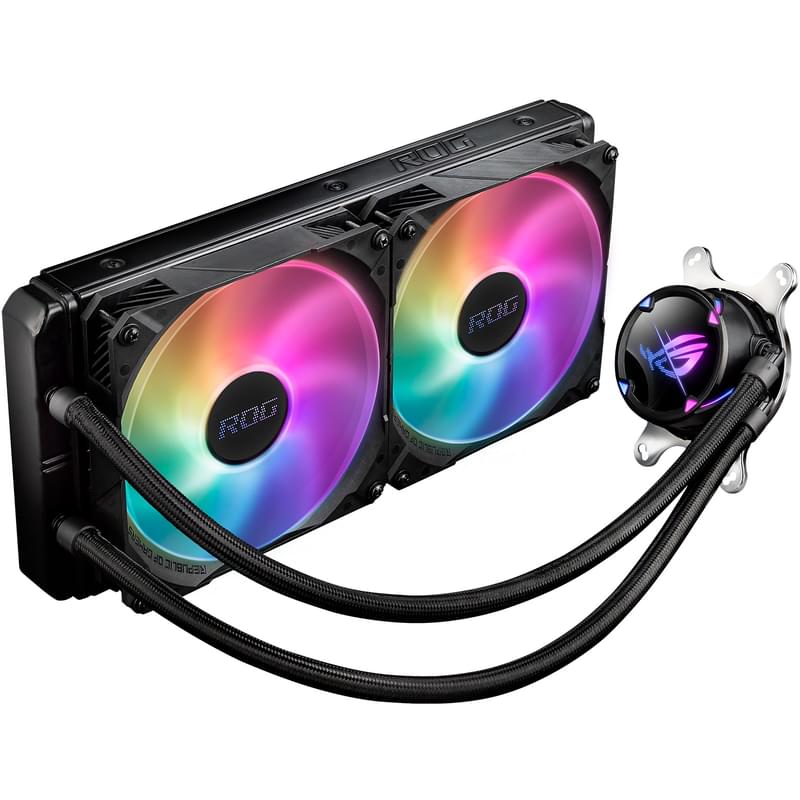 Система жидкостного охлаждения для CPU Asus ROG STRIX LC II 280 ARGB - фото #1, Technodom.kz