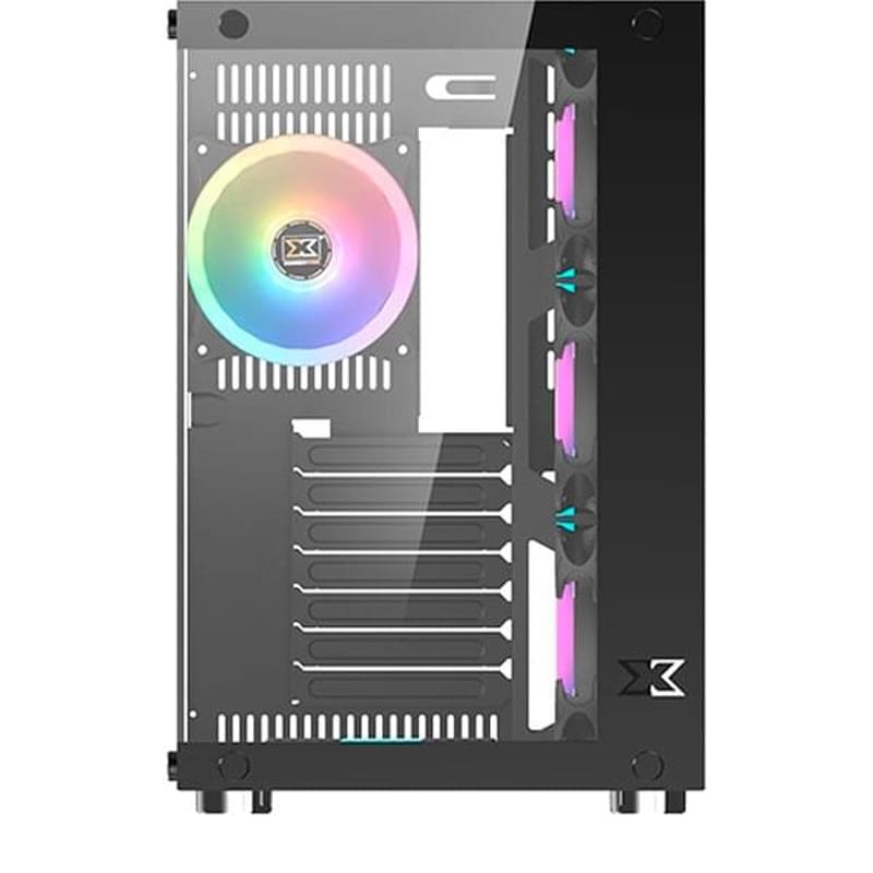 ПК корпус Xigmatek Aquarius Plus MidTower, window, Black ATX (EN46423) - фото #2, Technodom.kz