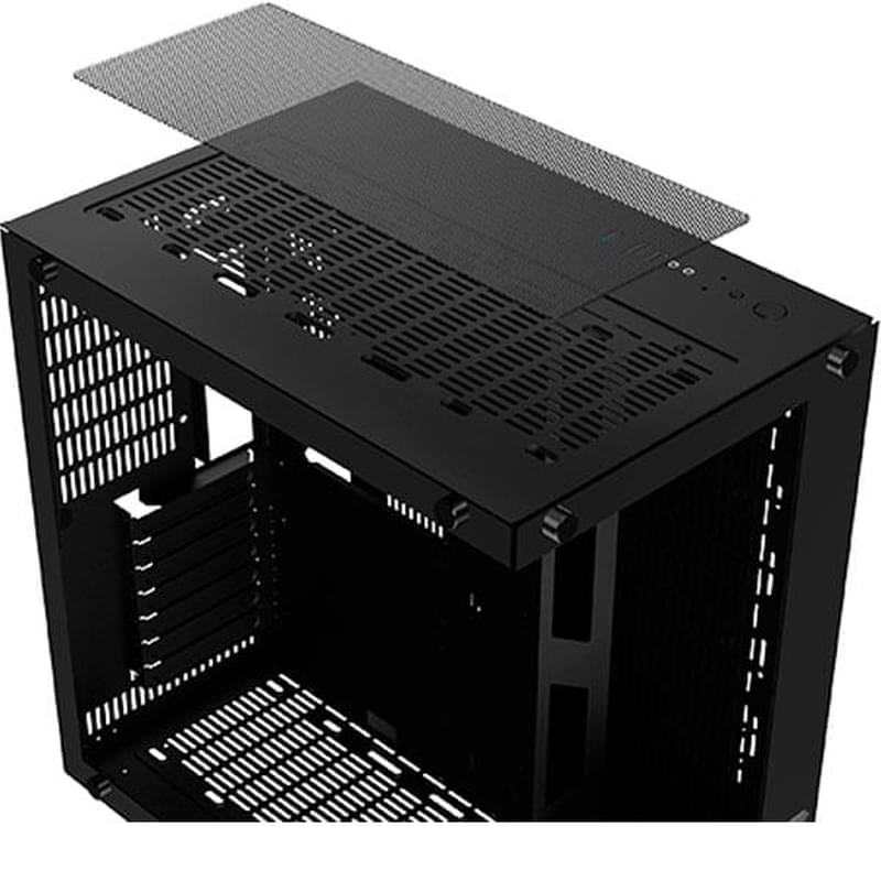 ПК корпус Xigmatek Aquarius Plus MidTower, window, Black ATX (EN46423) - фото #3, Technodom.kz