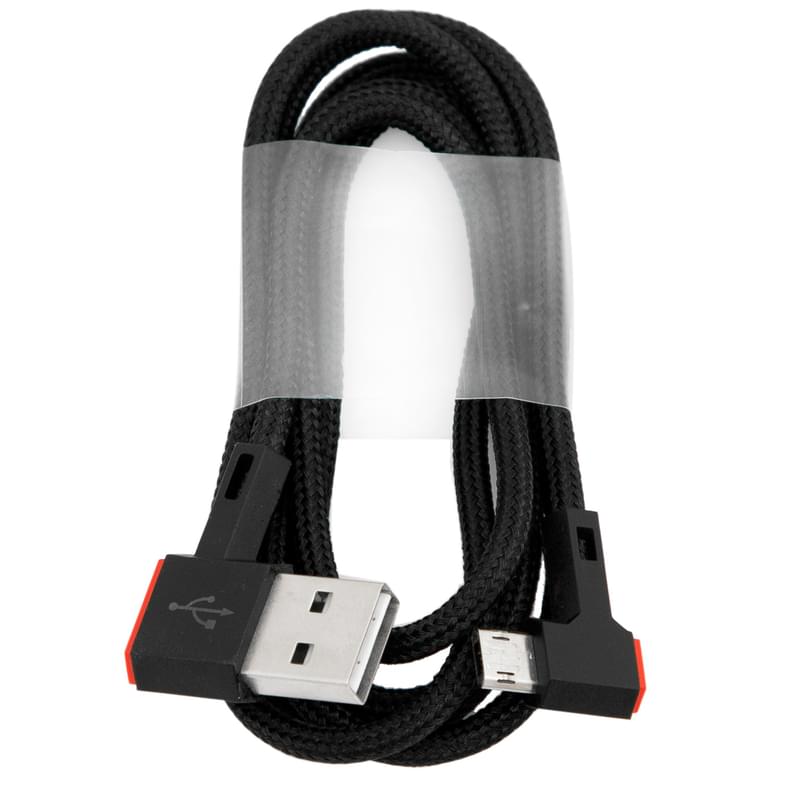 Кабель USB 2.0 - MicroUSB, Neo, 1м, L-Type, Black (NEO-USB-MUSBLT) - фото #1, Technodom.kz