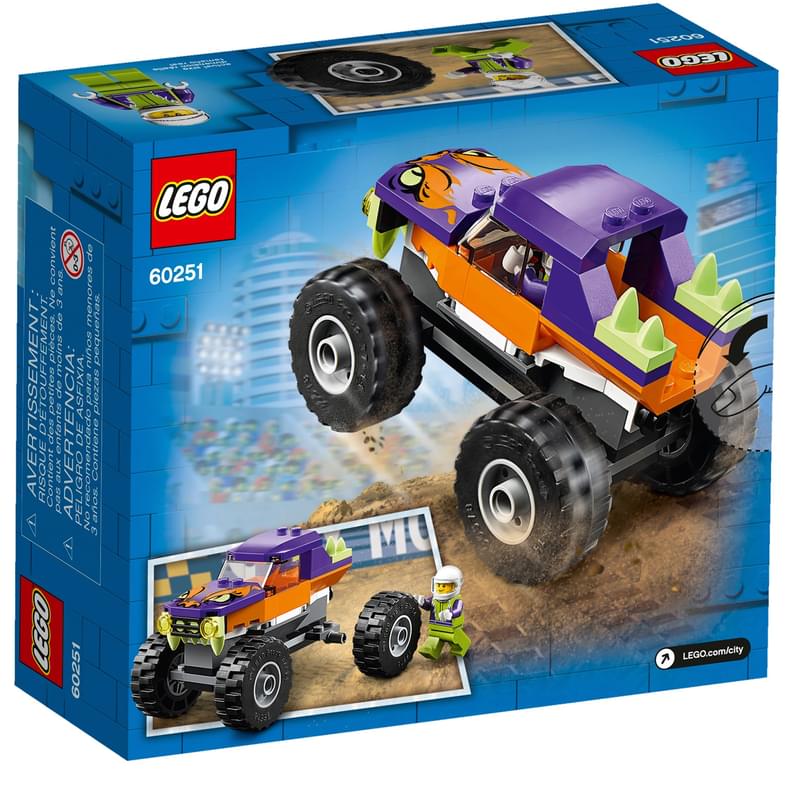 Конструктор LEGO City Монстр-трак (60251) - фото #1, Technodom.kz