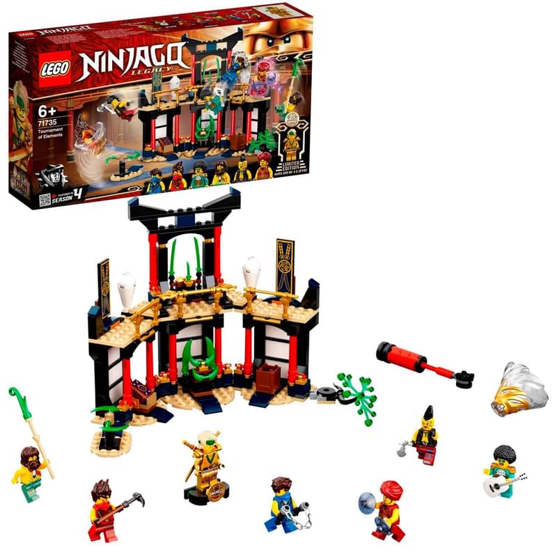 Конструктор LEGO Ninjago Турнир стихий (71735) - фото #2, Technodom.kz