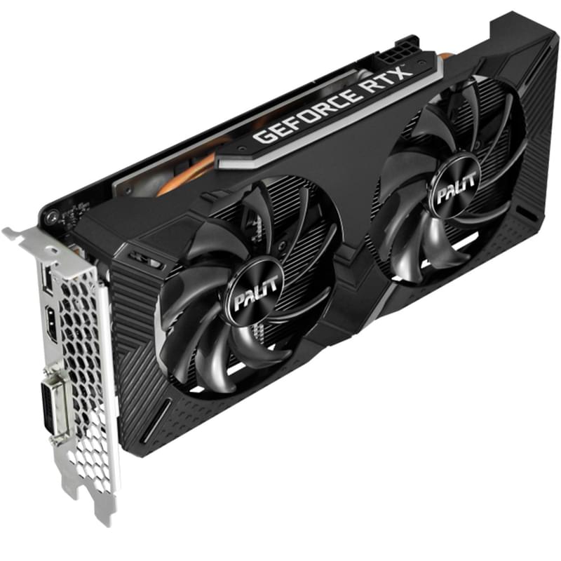 Видеокарта Palit RTX 2060 DUAL 6GB 192bit/G6 (HDMI+DP)(NE62060018J9-1160A-1) - фото #5, Technodom.kz Видеокарта Palit RTX 2060 DUAL 6GB 192bit/G6 (HDMI+DP)(NE62060018J9-1160A-1) - фото #5, Technodom.kz