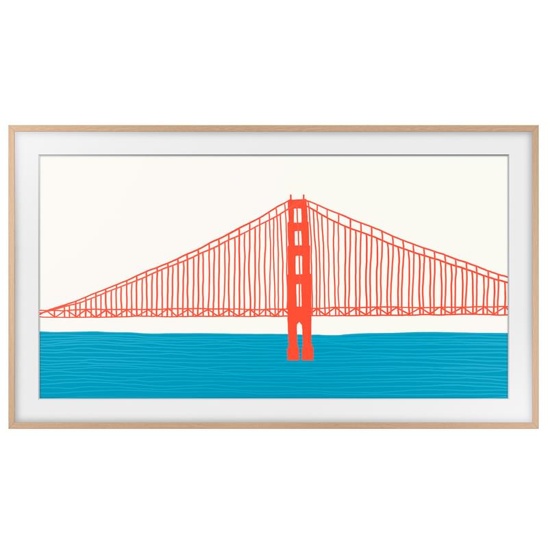 Frame 75" VG-SCFA75TKB/RU (түсі: тик ағашы) - фото #0, Technodom.kz