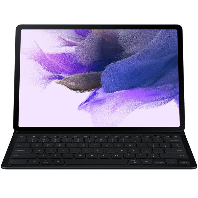 Чехол-Клавиатура для Samsung Galaxy Tab S7 FE 12.4" Book Cover, Black (EF-DT730BBRGRU) - фото #0, Technodom.kz