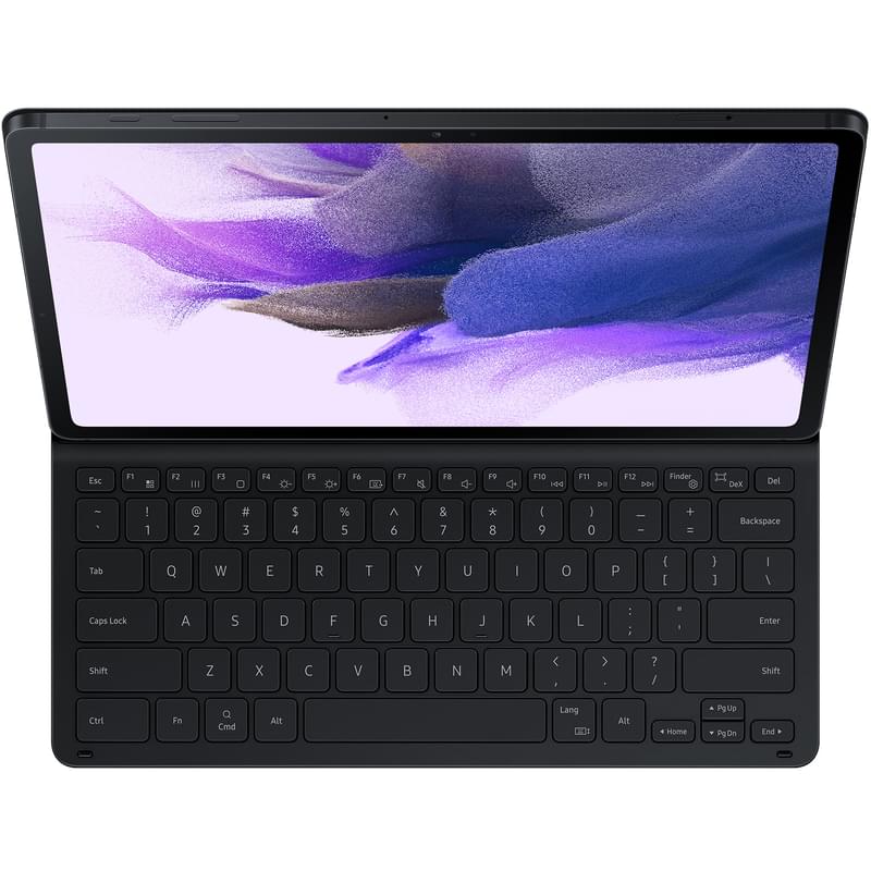 Чехол-Клавиатура для Samsung Galaxy Tab S7 FE 12.4" Book Cover, Black (EF-DT730BBRGRU) - фото #1, Technodom.kz