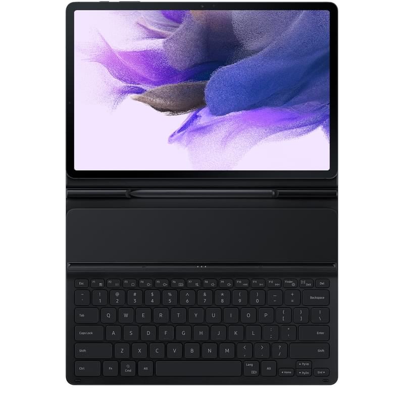 Чехол-Клавиатура для Samsung Galaxy Tab S7 FE 12.4" Book Cover, Black (EF-DT730BBRGRU) - фото #7, Technodom.kz