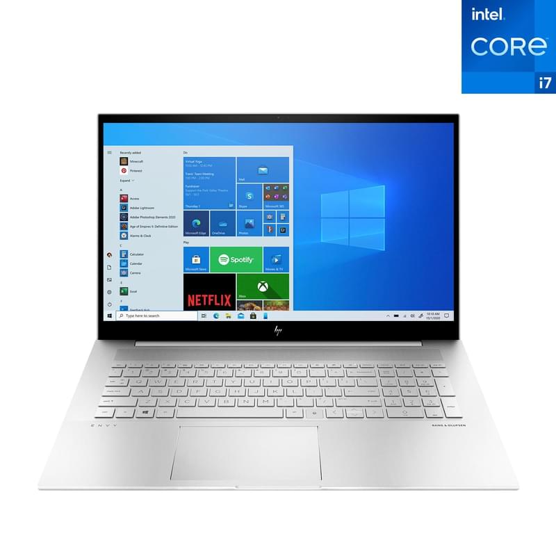 Ноутбук  HP ENVY 17-CH0004UR i7 1165G7 / 16ГБ / 1000SSD / MX450 2ГБ / 17.3 / Win10 / (3Z9Y5EA) - фото #0, Technodom.kz