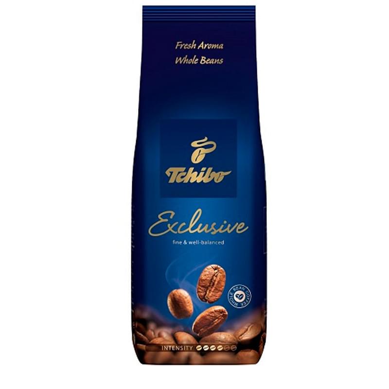 Кофе Tchibo Exclusive, зерно 250 г, 5349 - фото #0, Technodom.kz Кофе Tchibo Exclusive, зерно 250 г, 5349 - фото #0, Technodom.kz