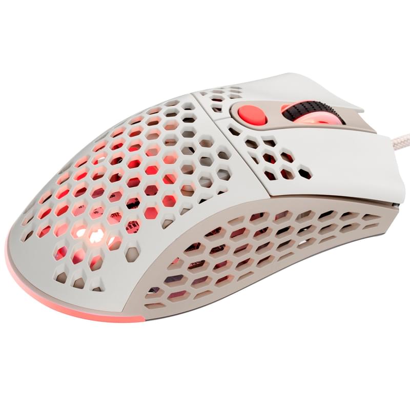 Мышка игровая проводная 2E GAMING HyperSpeed Lite RGB, Retro White (2E-MGHSL-WT) - фото #1, Technodom.kz
