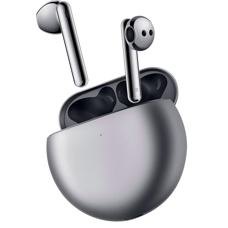 Қыстырмалы құлаққап Huawei Bluetooth FreeBuds 4, Silver Frost (55034504) - фото #7, Technodom.kz