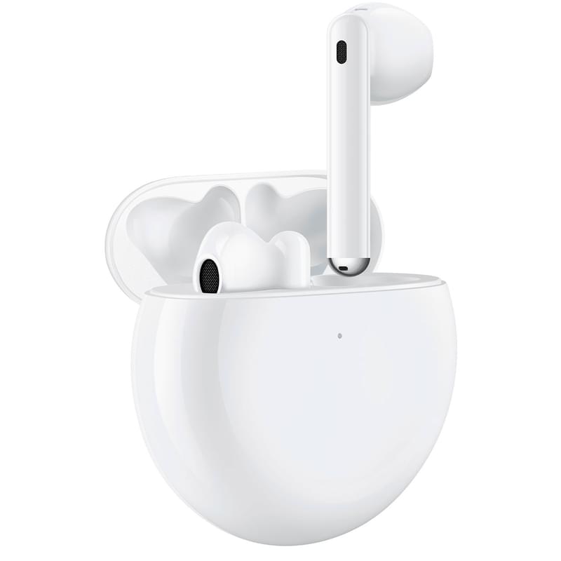 Наушники вставные HUAWEI Bluetooth FreeBuds 4, Ceramic White (55034502) - фото #6, Technodom.kz