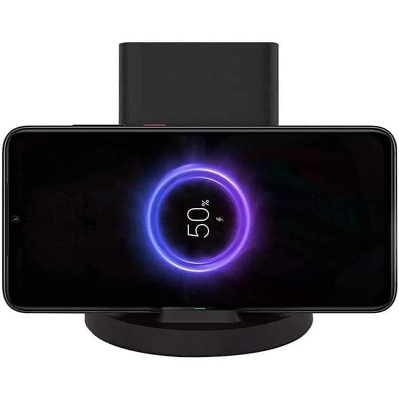 Беспроводное зарядное устройство Xiaomi Mi Wireless Charging Stand, 20W, Black (GDS4145GL) - фото #2, Technodom.kz