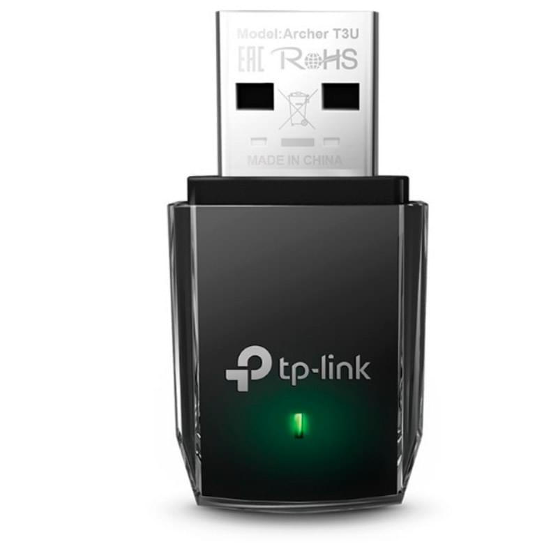 Беспроводной USB-адаптер TP-Link Archer T3U Dual Band, 1300 Mbps, USB 2.0 (Archer T3U) - фото #0, Technodom.kz