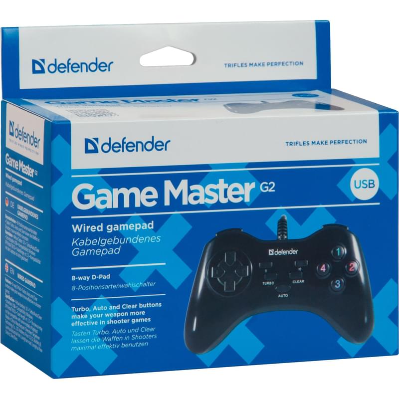 Джойстик проводной Defender Game Master G2 PC (64258) - фото #1, Technodom.kz