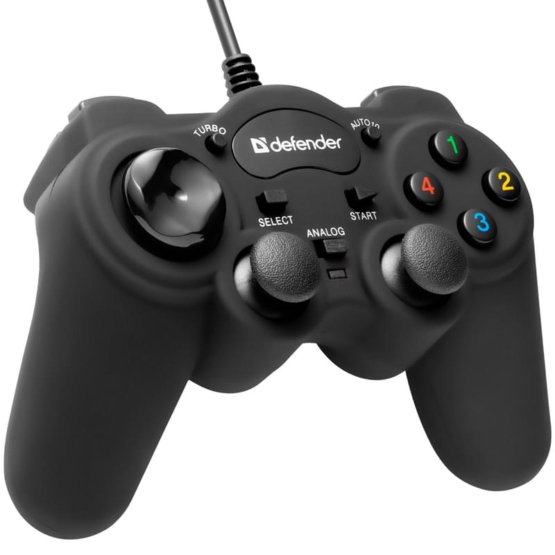 Джойстик проводной Defender Game Racer Turbo RS3 PC (64251) - фото #5, Technodom.kz