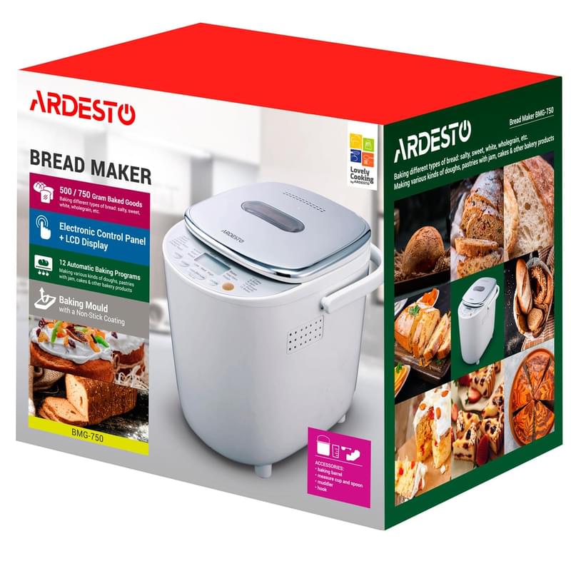 Хлебопечь Ardesto BMG-750 - фото #4, Technodom.kz