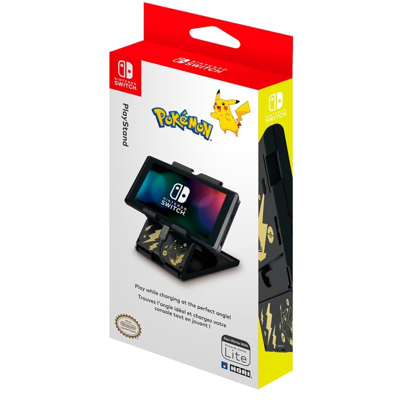 Подставка Hori Pikachu Black & Gold для Nintendo Switch (NSW-294U) - фото #7, Technodom.kz