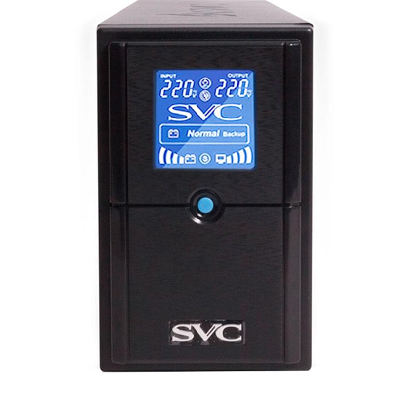 ИБП SVC, 500VA/300W, AVR:138-292В, 2 Shuko, Black (V-500-L-LCD) - фото #1, Technodom.kz
