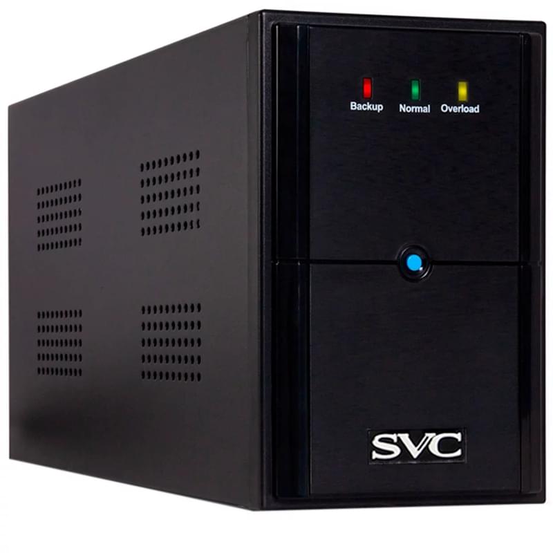 SVC ҮҚК, 1200VA/720W, AVR:165-275В, 3 Schuko, Black (V-1200-L) - фото #0, Technodom.kz