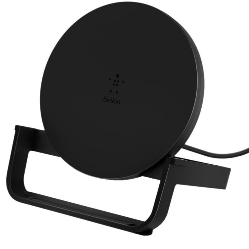 Беспроводное зарядное устройство Belkin, Stand Wireless Charging Qi, 10W, Black (WIB001VFBK) - фото #0, Technodom.kz