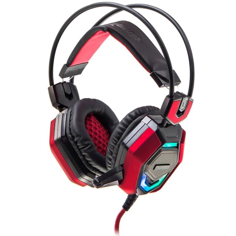 Игровая гарнитура Oklick HS-L900G Hurricane, Black/Red (HS-L900G) - фото #0, Technodom.kz