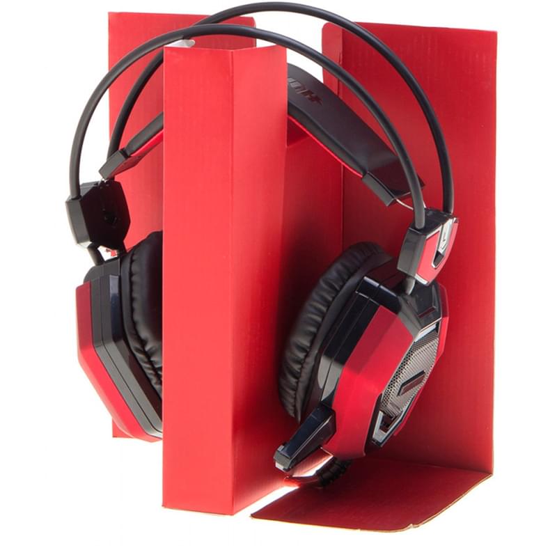 Игровая гарнитура Oklick HS-L900G Hurricane, Black/Red (HS-L900G) - фото #7, Technodom.kz