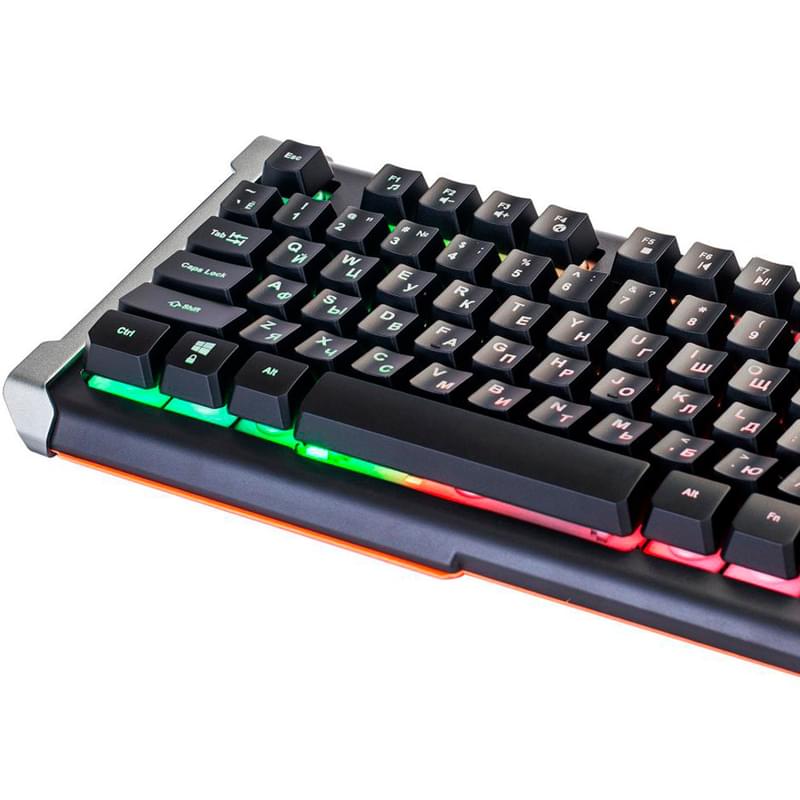 Игровая клавиатура Oklick 717G Black Death, Black/Grey (717G) - фото #4, Technodom.kz