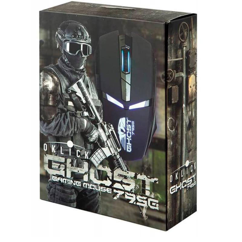Игровая мышь Oklick 795G Ghost, Black (795G-GHOST) - фото #6, Technodom.kz Игровая мышь Oklick 795G Ghost, Black (795G-GHOST) - фото #6, Technodom.kz