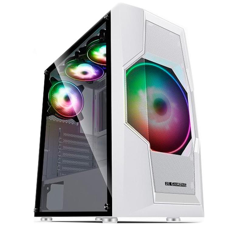 ПК корпус 2E GAMING TURBO MidTower, window, White ATX (G2057W) - фото #0, Technodom.kz