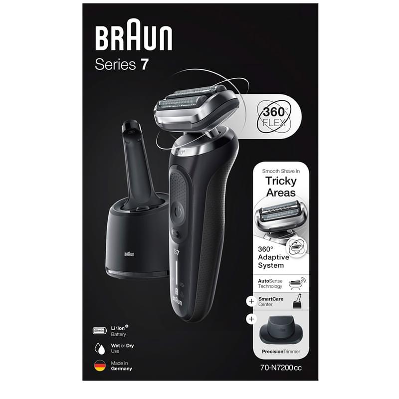 Бритва Braun 70-N7200CC - фото #4, Technodom.kz
