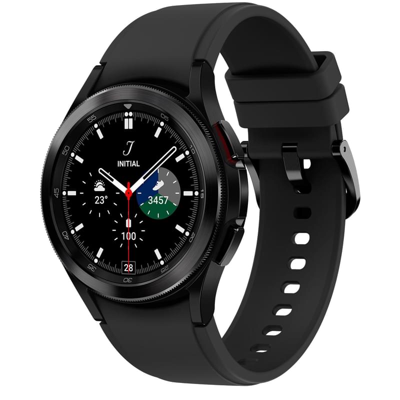 Смарт-часы Samsung Galaxy Watch4 Classic 42mm, Black (SM-R880NZKACIS) - фото #0, Technodom.kz