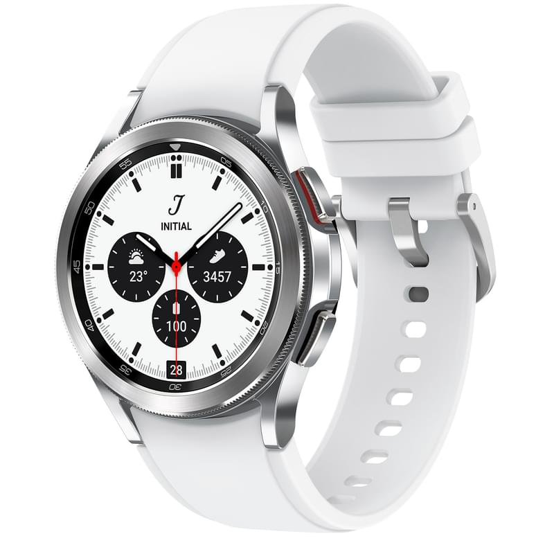 Смарт-часы Samsung Galaxy Watch4 Classic 42mm, Silver (SM-R880NZSACIS) - фото #0, Technodom.kz
