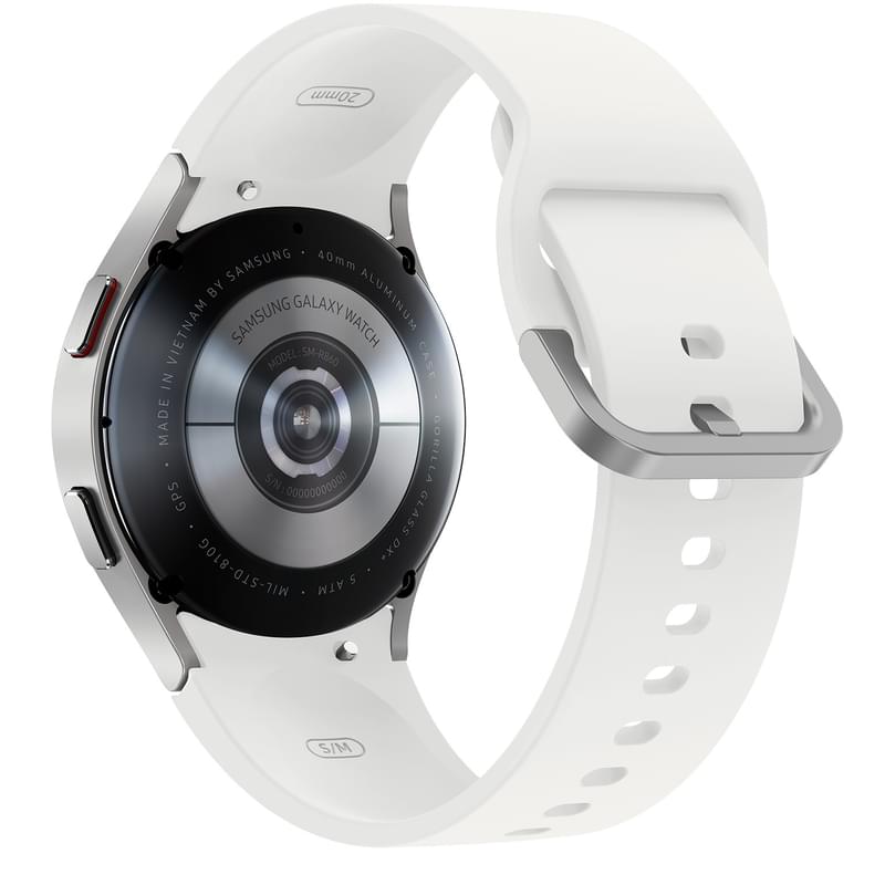 Смарт-часы Samsung Galaxy Watch4 Aluminium 40mm, Silver (SM-R860NZSACIS) - фото #3, Technodom.kz