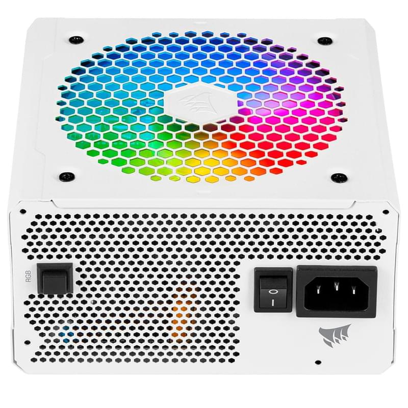 Блок питания 750W Corsair CX750F RGB White ATX 80 PLUS Bronze 4x6+2pin, 4+4pin (CP-9020227-EU) - фото #3, Technodom.kz