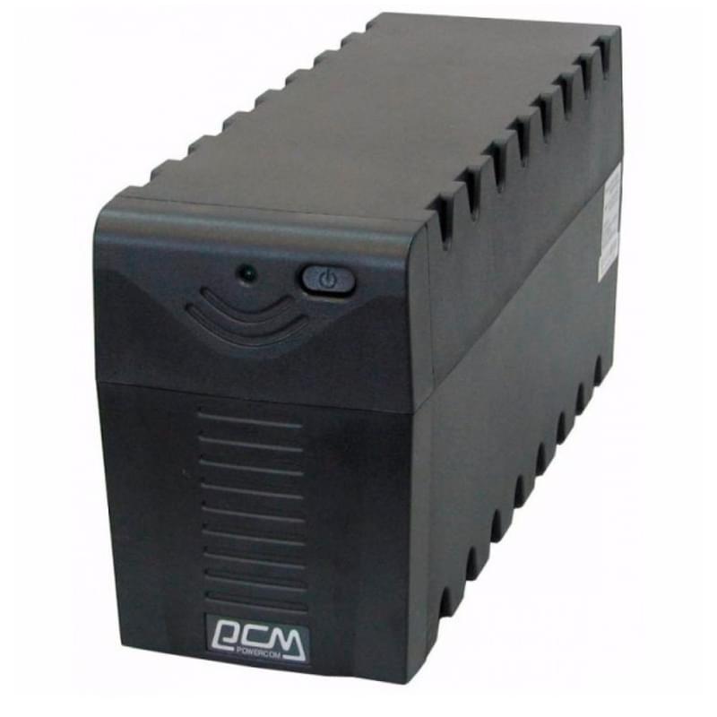 ИБП Powercom, 600VA/360W, AVR:160-275В, 3Schuko, Black (RPT-600A EURO) - фото #0, Technodom.kz