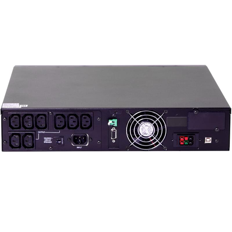 ИБП Powercom, 1000VA/1000W, AVR:160-275В, 8*C13, Black (MRT-1000SE) - фото #3, Technodom.kz