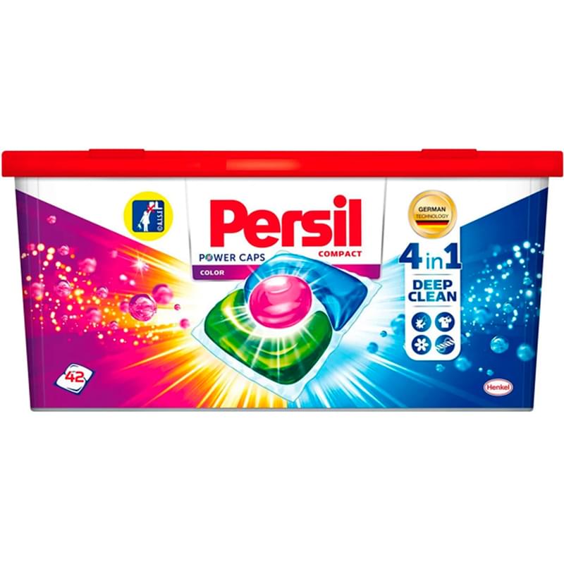 Капсулы для стирки Persil Power Color 4в1 42 шт R21 - фото #0, Technodom.kz