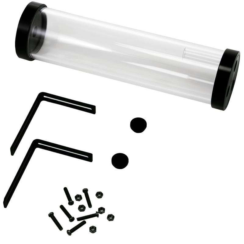 Резервуар Bykski CT-4H60-AL (240ММ, Black) - фото #0, Technodom.kz