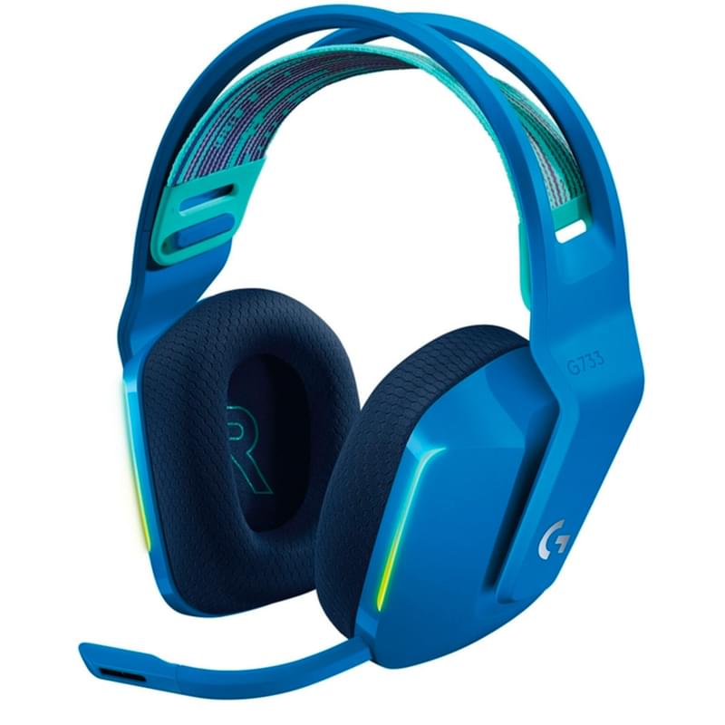 Игровая гарнитура Logitech G733 LightSpeed, Blue (981-000943) - фото #0, Technodom.kz